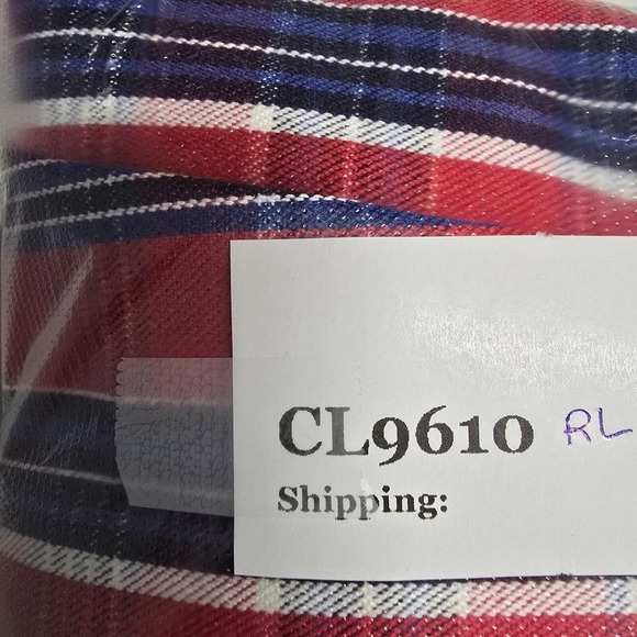 Polo Sport Ralph Lauren Mens XL Red Blue‎ Plaid Long Sleeve Button Cotton Twill - Picture 13 of 13